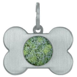 Placa Para Mascotas Etiqueta de macro de Broccoli
