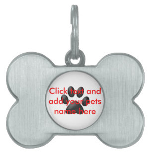 Placa Para Mascotas Etiqueta de mascota