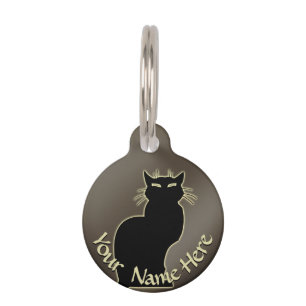 Placa Para Mascotas Etiqueta de Mascota Amante de Gatos Personalizada