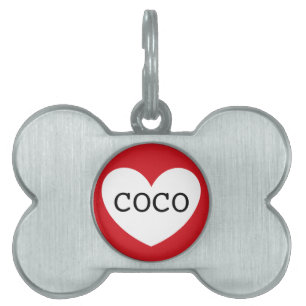 Placa Para Mascotas ❤️ etiqueta de mascota COCO de DAL