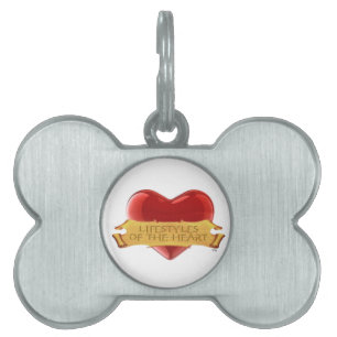 Placa Para Mascotas Etiqueta de mascota con marco