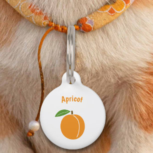 Placa Para Mascotas Etiqueta de mascota de Apricot