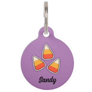 Placa Para Mascotas Etiqueta de mascota de Halloween, etiqueta de perr