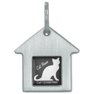 Placa Para Mascotas etiqueta de mascota de identificación del collar d