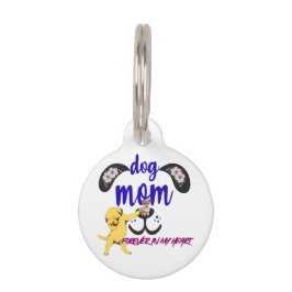 Placa Para Mascotas Etiqueta de mascota de mamás de perro - gato y per