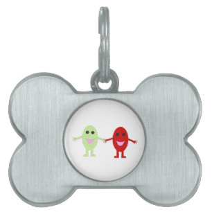 Placa Para Mascotas Etiqueta de mascota de uvas de amistad