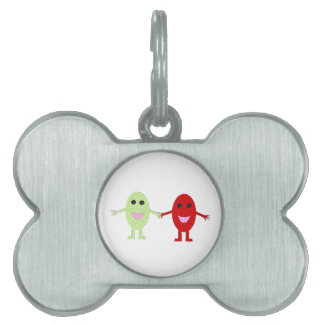 Placa Para Mascotas Etiqueta de mascota de uvas de amistad