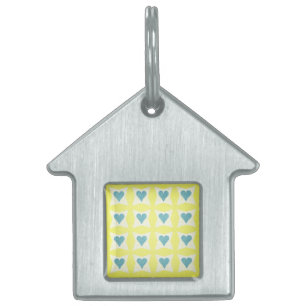Placa Para Mascotas Etiqueta de mascota del día de San Valentín