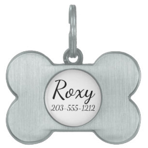 Placa Para Mascotas Etiqueta de mascota en forma de hueso HAMbyWG - Ag