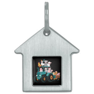 Placa Para Mascotas Etiqueta de Mascota Enmarcada