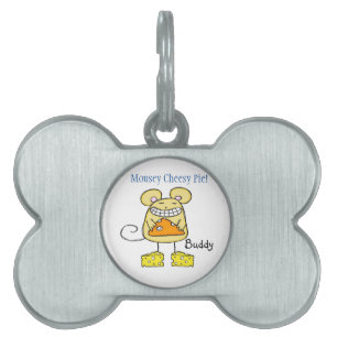 Placa Para Mascotas Etiqueta de Mascota Enmarcada Rana Perrito CheesyP
