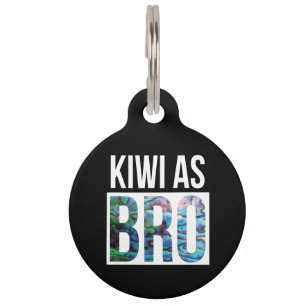 PLACA PARA MASCOTAS ETIQUETA DE MASCOTA KIWI DE NUEVA ZELANDA PERSONAL