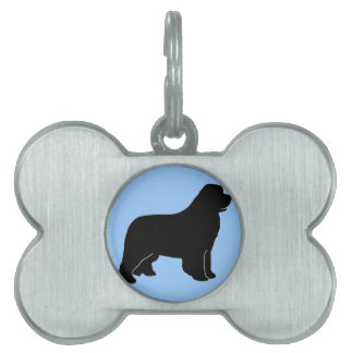 Placa Para Mascotas Etiqueta de mascota newfie de Newfoundland