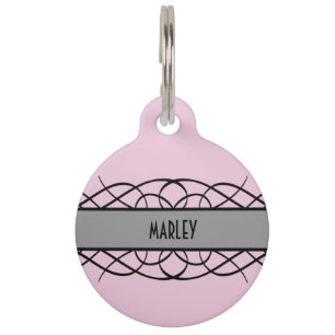 Placa Para Mascotas Etiqueta de nombre de Mascota de deco brillante gr