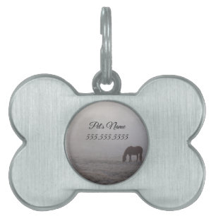 Placa Para Mascotas Etiqueta de nombre de Mascota Hazzy Grazing