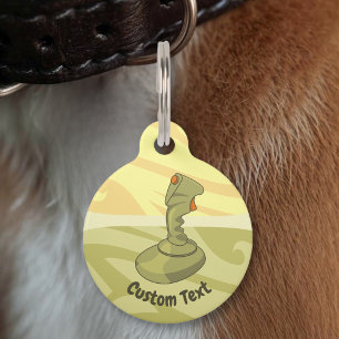Placa Para Mascotas Etiqueta de nombre personalizado para joystick