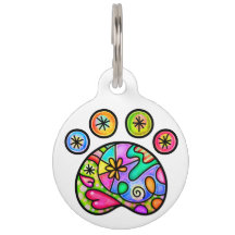 Etiqueta de perro - Apoyo al rescate animal con es