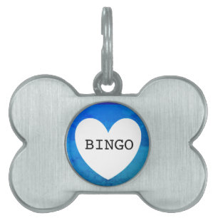 Placa Para Mascotas ❤️ etiqueta de perro bingo por dalDesignNZ