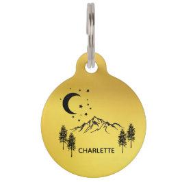 Placa Para Mascotas Etiqueta de perro Collar de perro etiqueta persona