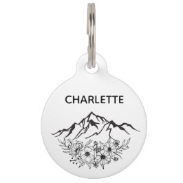 Placa Para Mascotas Etiqueta de perro Collar de perro etiqueta persona