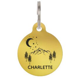 Placa Para Mascotas Etiqueta de perro Collar de perro etiqueta persona