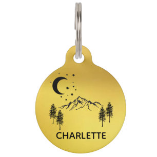 Placa Para Mascotas Etiqueta de perro Collar de perro etiqueta persona