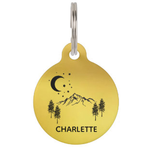 Placa Para Mascotas Etiqueta de perro Collar de perro etiqueta persona
