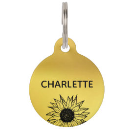 Placa Para Mascotas Etiqueta de perro Collar de perro etiqueta persona