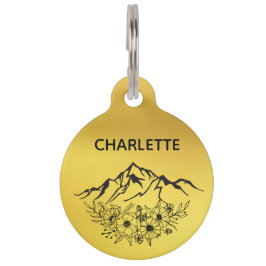 Placa Para Mascotas Etiqueta de perro Collar de perro etiqueta persona