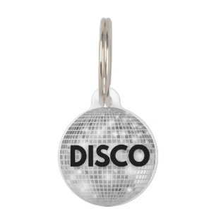 Placa Para Mascotas Etiqueta de perro de bola de disco