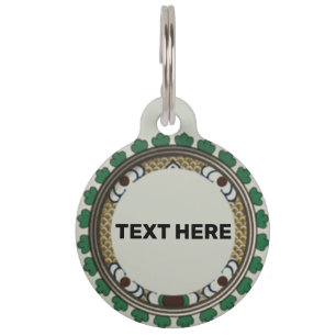 Placa Para Mascotas Etiqueta de perro de bonito