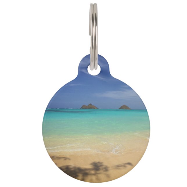 Placa Para Mascotas Etiqueta de perro de la isla (Anverso)