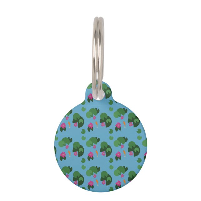 Placa Para Mascotas Etiqueta de perro de Pescado (Anverso)
