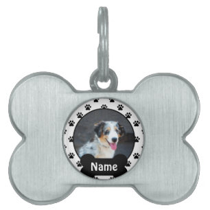 Placa Para Mascotas Etiqueta de perro personalizada para su Mascota