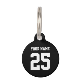 Placa Para Mascotas Etiqueta del bolso del equipo de deportes del