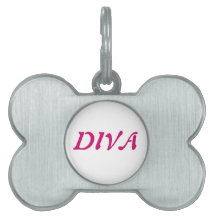 Etiqueta del mascota de la "DIVA"