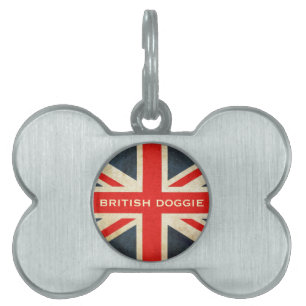 Placa Para Mascotas Etiqueta elegante de la identificación de Union