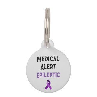 Placa Para Mascotas Etiqueta Epilepsy Med
