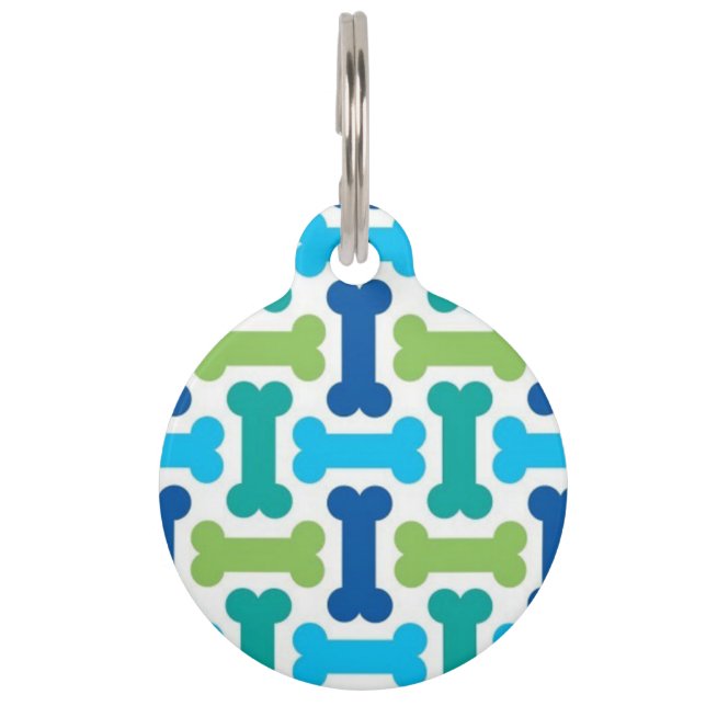 Placa Para Mascotas Etiqueta fresca de la identificación del mascota (Anverso)