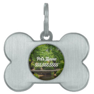Placa Para Mascotas Etiqueta Green Spring Stroll Pet ID
