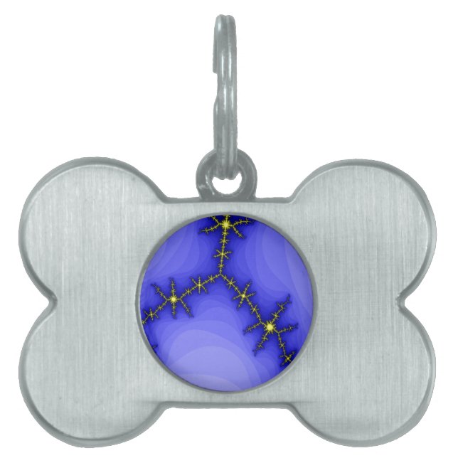 Placa Para Mascotas Etiqueta Lightning Strike Pet (Frente)