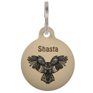 Placa Para Mascotas Etiqueta Majyer Flyer Pet ID