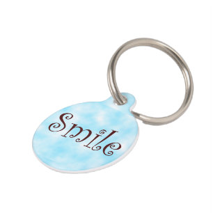 Placa Para Mascotas Etiqueta mascota sonriente