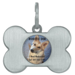 Placa Para Mascotas Etiqueta médica de la identificación de la alarma