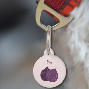 Placa Para Mascotas Etiqueta para mascota con higo