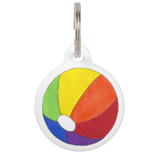 Placa Para Mascotas Etiqueta para mascota de Orgullo de Verano LGBT de