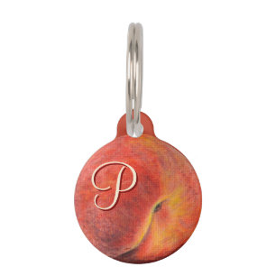 Placa Para Mascotas Etiqueta Peach Pet