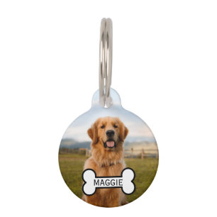 Placa Para Mascotas Etiqueta Personalizada De Foto Personalizado Y De