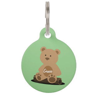 Placa Para Mascotas Etiqueta personalizada de identificación de masco