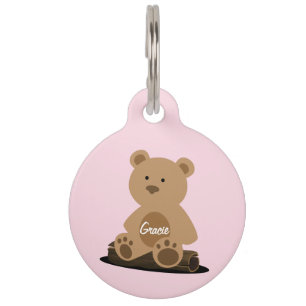 Placa Para Mascotas Etiqueta personalizada de identificación de masco